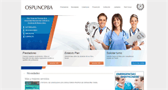 Desktop Screenshot of ospuncpba.com.ar