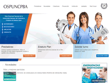 Tablet Screenshot of ospuncpba.com.ar